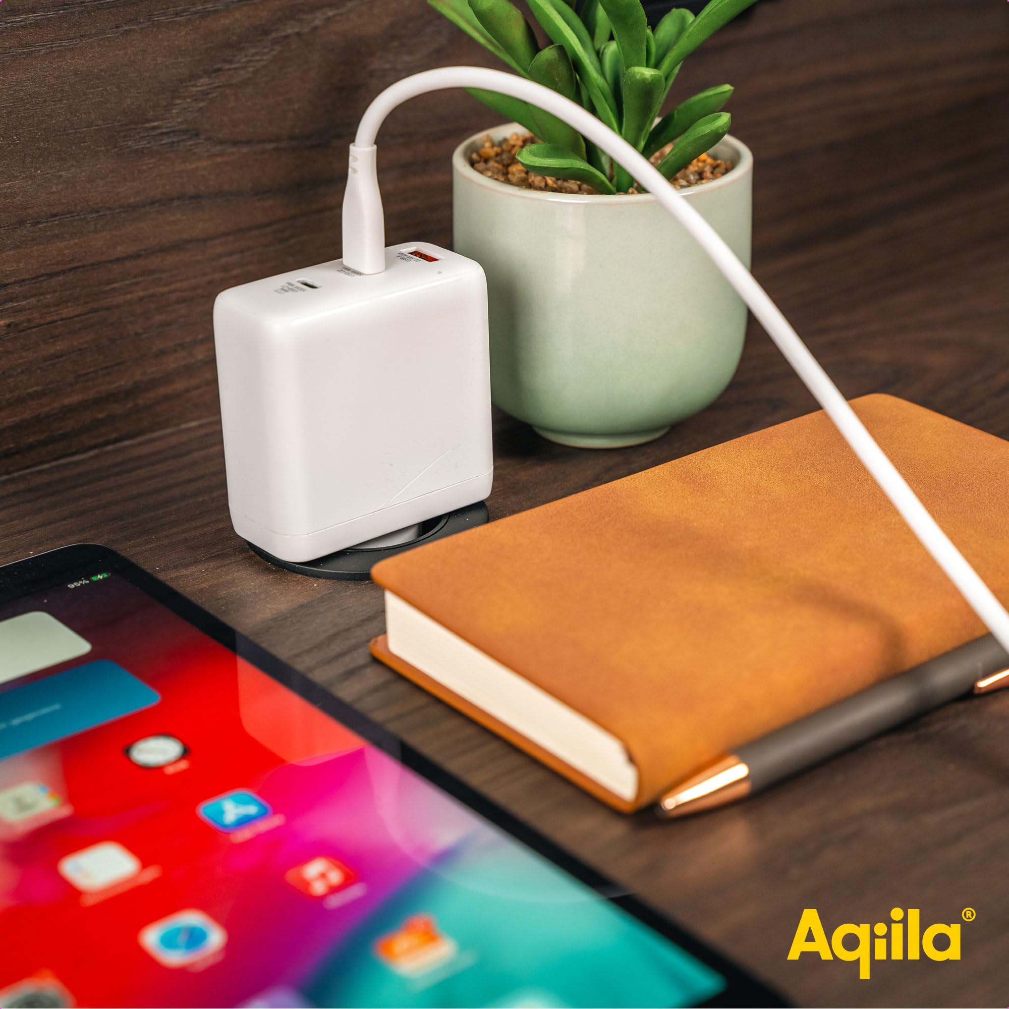 Cargador USB-C de 120 W, cargador rápido GaN, PD, PPS, Quick Charge, adaptador de corriente, 2 puertos USB-C, 1 USB-A, 100-240 V, también adecuado para portátil, diseño compacto, Chargebird W4