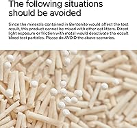 Vista 6 de pidan Arena para gatos de tofu con análisis de sangre oculta, aglutinante, desechable, ultra absorbente y de secado rápido, arena de ingredientes