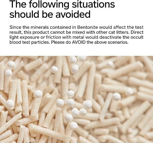 Miniatura 6 de pidan Arena para gatos de tofu con análisis de sangre oculta, aglutinante, desechable, ultra absorbente y de secado rápido, arena de ingredientes