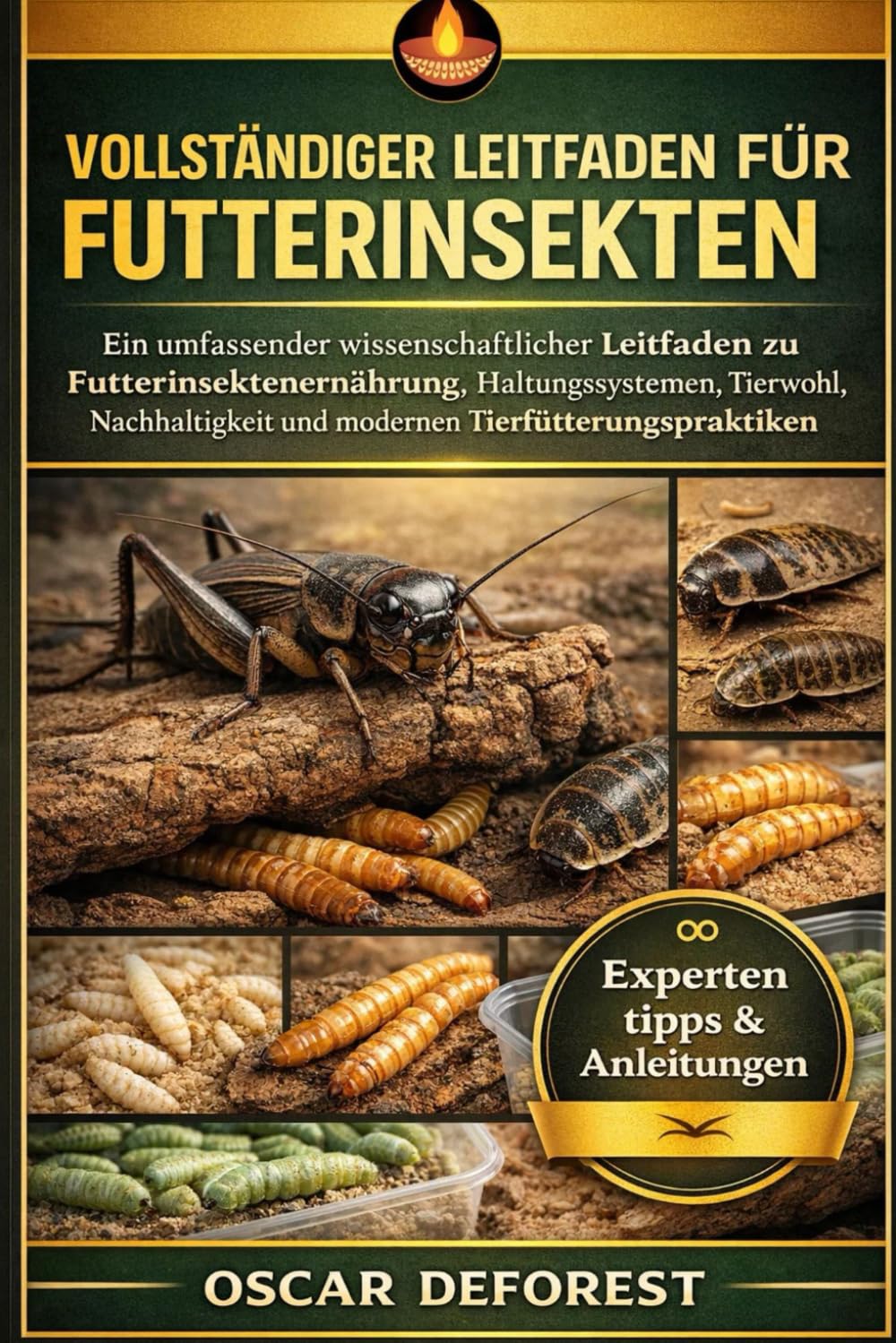 VOLLSTÄNDIGER LEITFADEN FÜR FUTTERINSEKTEN: Ein umfassender wissenschaftlicher Leitfaden zu Futterinsektenernährung, Haltungssystemen, Tierwohl, Nachhaltigkeit und modernen Tierfütterungspraktiken