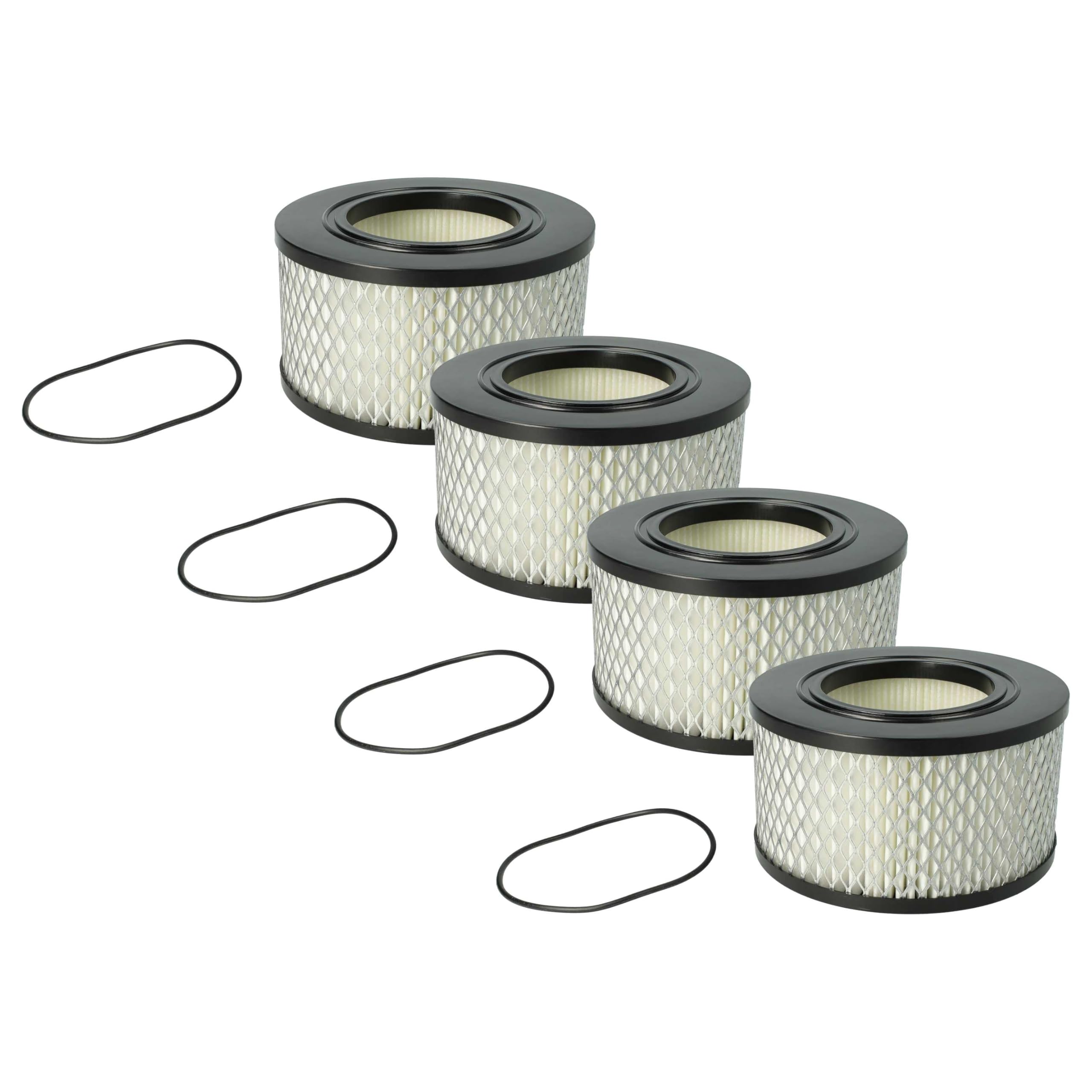 vhbw 4x Staubsaugerfilter kompatibel mit Mirka 1242 M AFC