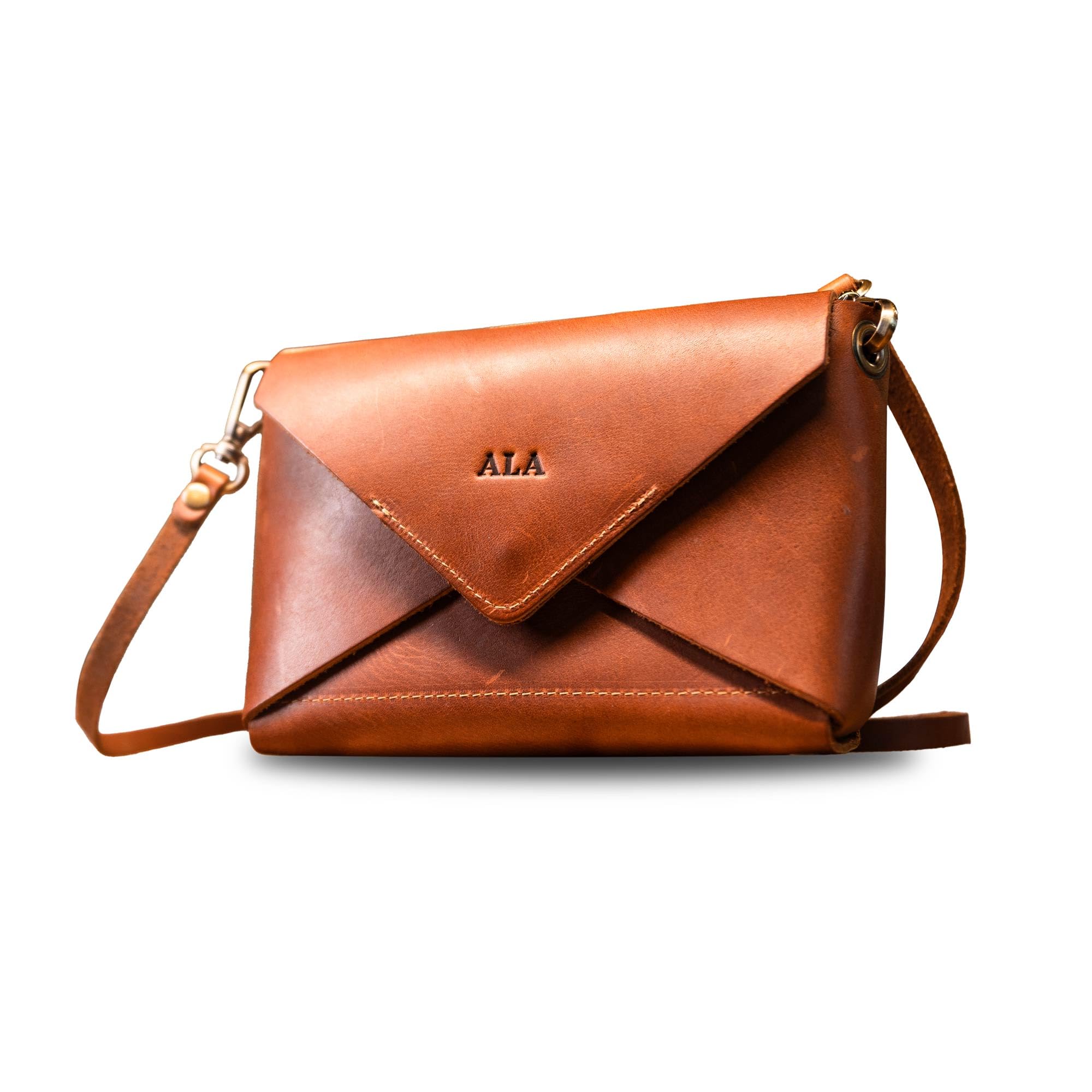 Fine Leather Envelope Purse or Handbag, The Cecilia