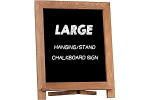 Rustic Table Top Chalkboard Easel for Home, Weddings, and Businesses