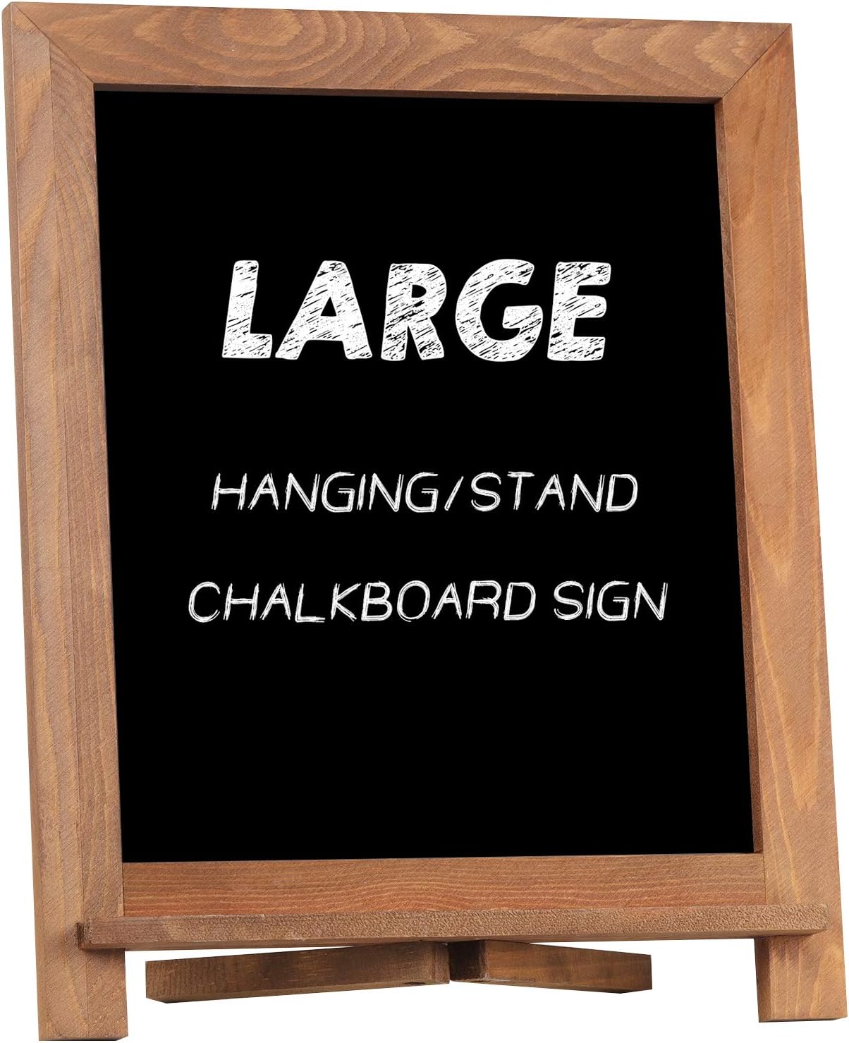 Rustic Chalkboard Sign, NEARPOW 15”x12” Tabletop Stand and Wall Hanging Display, Pine Wood Frame with Smooth Magnetic Surface Chalk Board Easel for Home Decoration, Wedding, Kitchen, Menu(Whitewashed) : Home & Kitchen