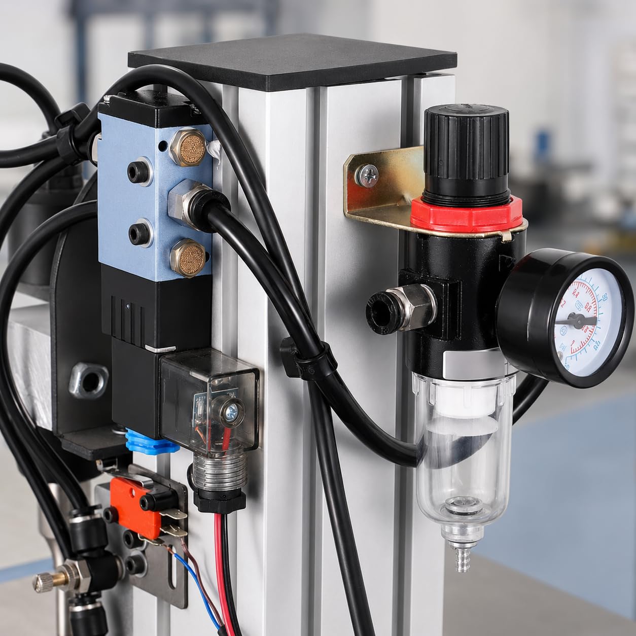 Soldadora por puntos ultrasónica neumática, máquina de soldadura de plástico de 30 KHz | Control electrónico de pedal para soldadura, remachado y montaje de materiales no tejidos, nailon y termoplásticos
