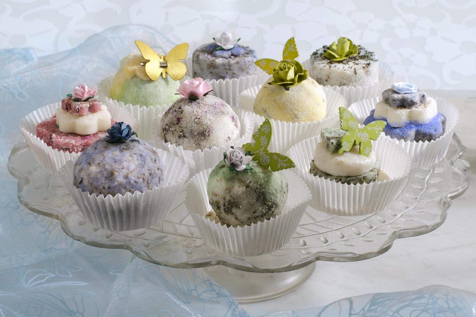 Pot Vintage En Verre De Perles Effervescentes Pour Le Bain Eau De Rochas