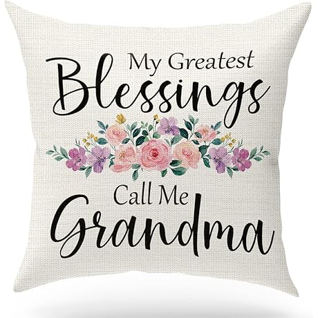 My Greatest Blessings Call Me Grandma Pillow Case
