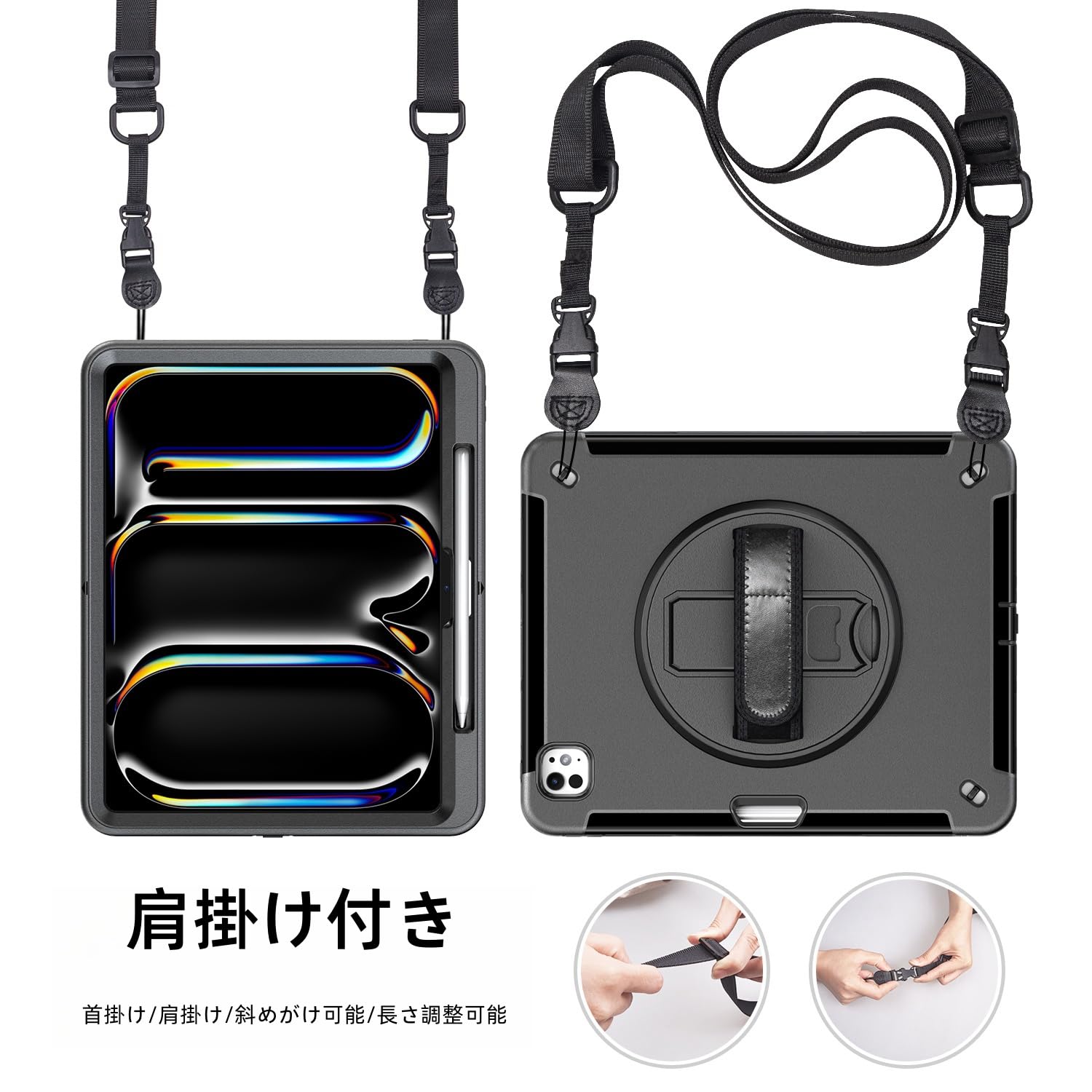 Amazon.co.jp: ZenRich iPad Pro 13(M4) 2024 ケース 耐衝撃 | ペン 