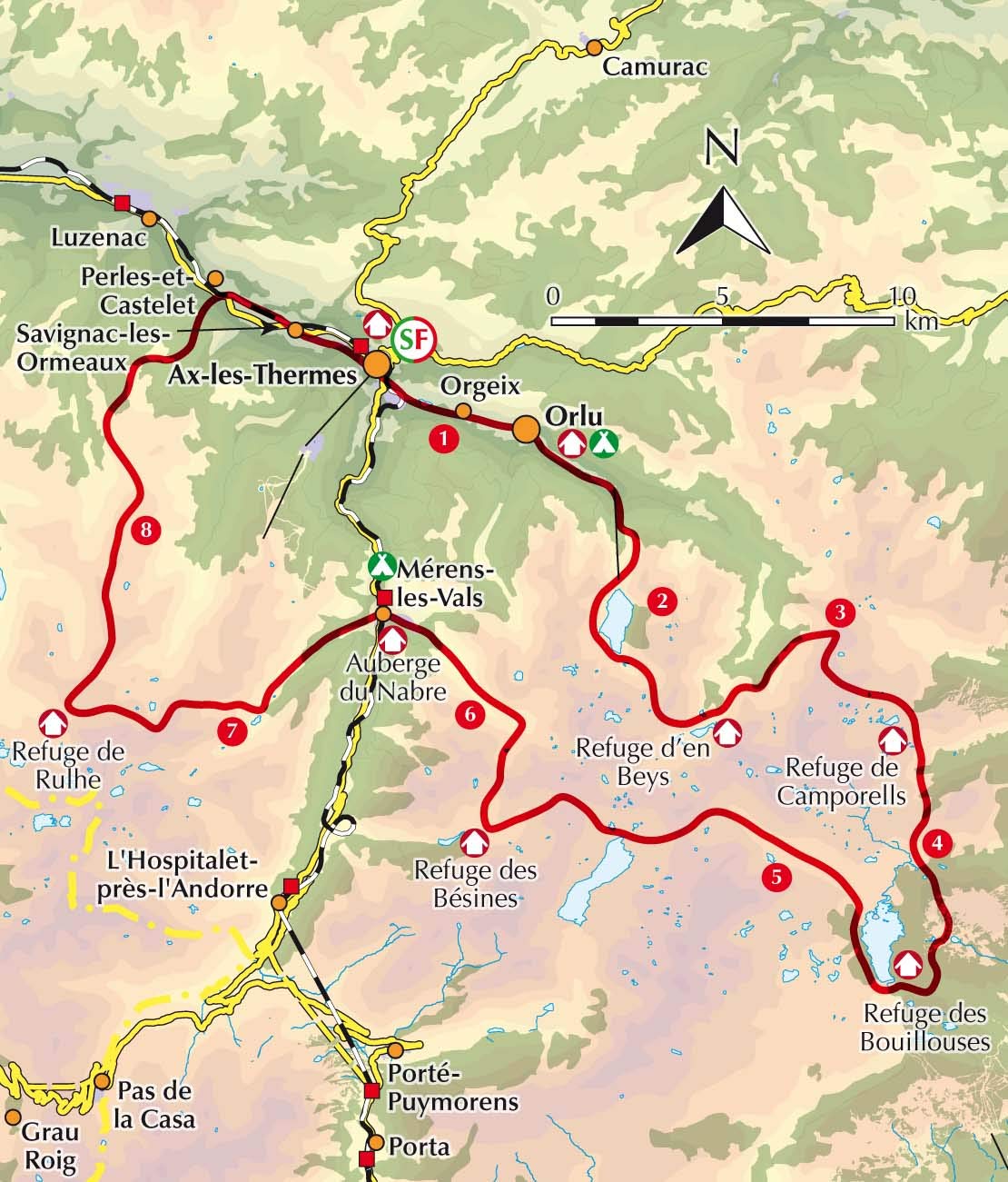 Shorter Treks in the Pyrenees: 7 great one and two week circular treks (Cicerone Trekking Guides) [Idioma Inglés]