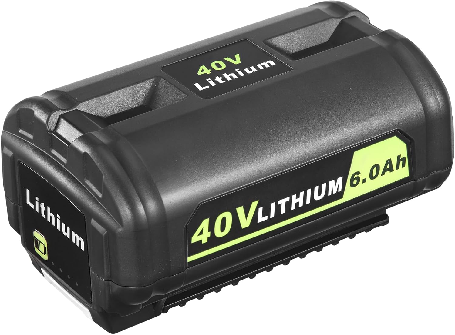 Powerful 40V 6.0Ah Replacement Battery for Ryobi 40V Lithium Battery with OP4040 OP40201 OP4026 OP4030 OP4050 OP4050A OP4060O P4060A OP40601 OP40602 OP4075A
