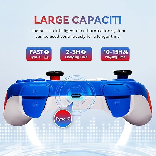 Miniatura 7 de FLIEEP Controlador de interruptor - Controlador de interruptor inalámbrico para interruptorinterruptor OLEDSwitch Lite con botón macro, función