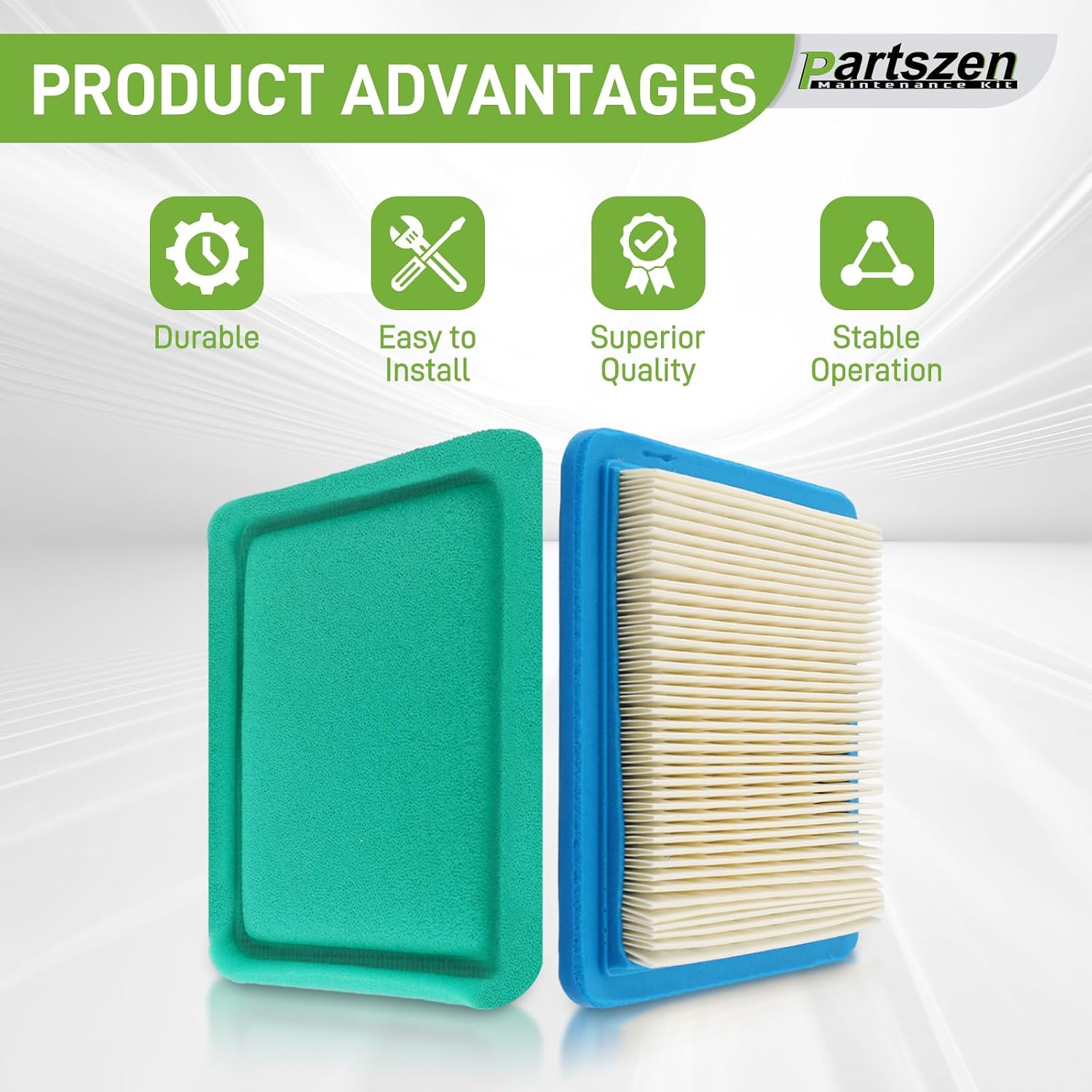 Pre Air Filter Fit for Honda GCV120 GCV135 GCV160 for Troy Bilt BS-491588S BS-491588 TB110 TB210 TB230 TB130 for Husqvarna LC153HD HU675FE HU725AWD HU725BBC HU625HWT