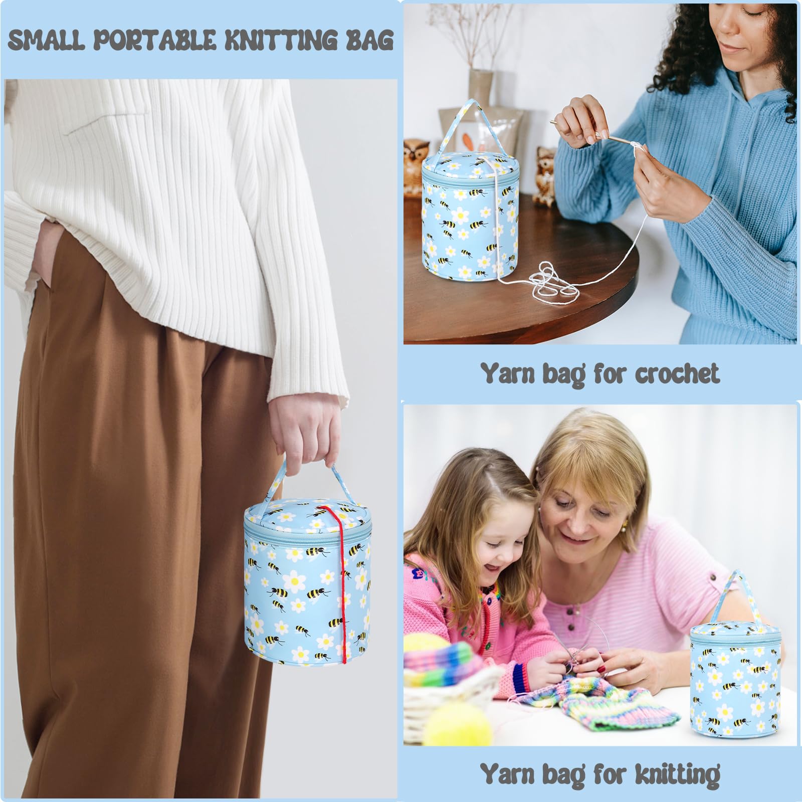 Aeelike Knitting Bag Small - Image 4