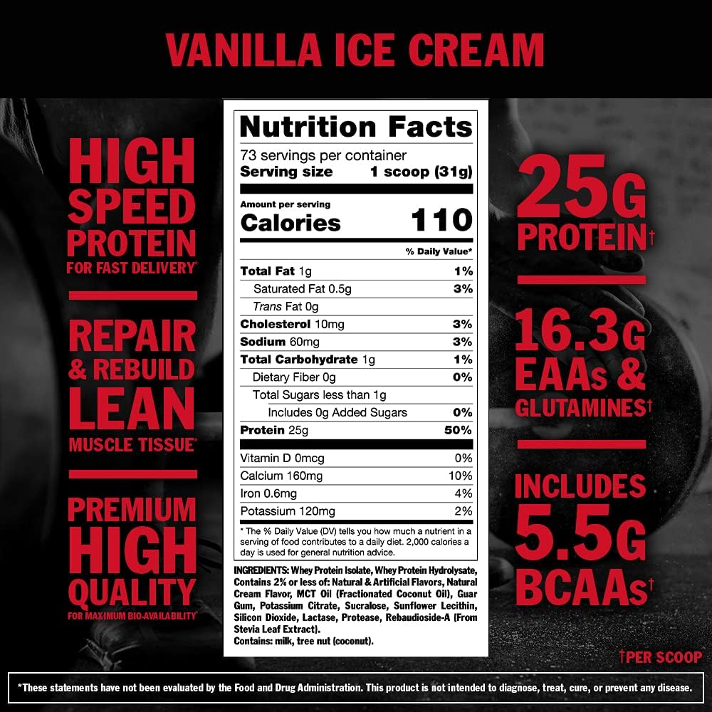 Mutant ISO Surge Whey Protein Isolate Powder Acts Fast to Help Recover, Build Muscle, Bulk and Strength, 5 lb - Peanut Butter Chocolate