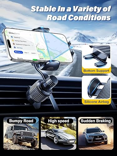 Miniatura 4 de Soporte de teléfono para ventilación de automóvil, nunca bloquea la ventilación, disfruta de la comodidad del aire acondicionado. Clip de extensión