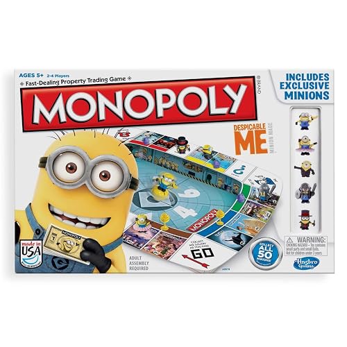 Hasbro Gaming Monopoly Despicable Me 2 Board Game, 2-4 players
