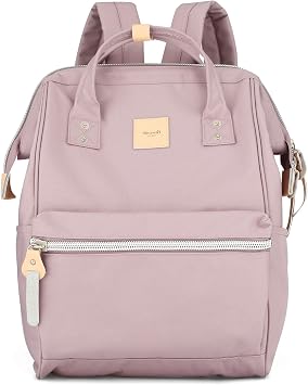 Himawari Laptop Backpack, Stylish Eco-Friendly Canvas, 11"x16"x6.3", Large Capacity, Multi-Functional with USB Port, Padded Back Panel, Adjustable Shoulder Straps