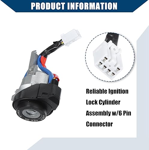 Miniatura 4 de NO.81900-C1B0081970-C1A00  Interruptor de encendido interiorde coche, cerradura de puerta, cerradura de maletero, kit de cerradura de guantera para