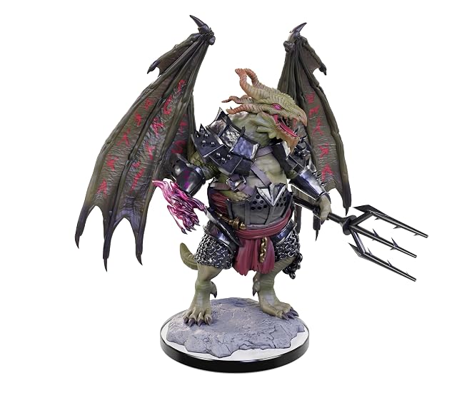 Foto 4 de 4 de WizKids D&D Las maravillosas miniaturas sin pintar de Nolzur: Soldado de pie draconiano y mago Dungeons and…