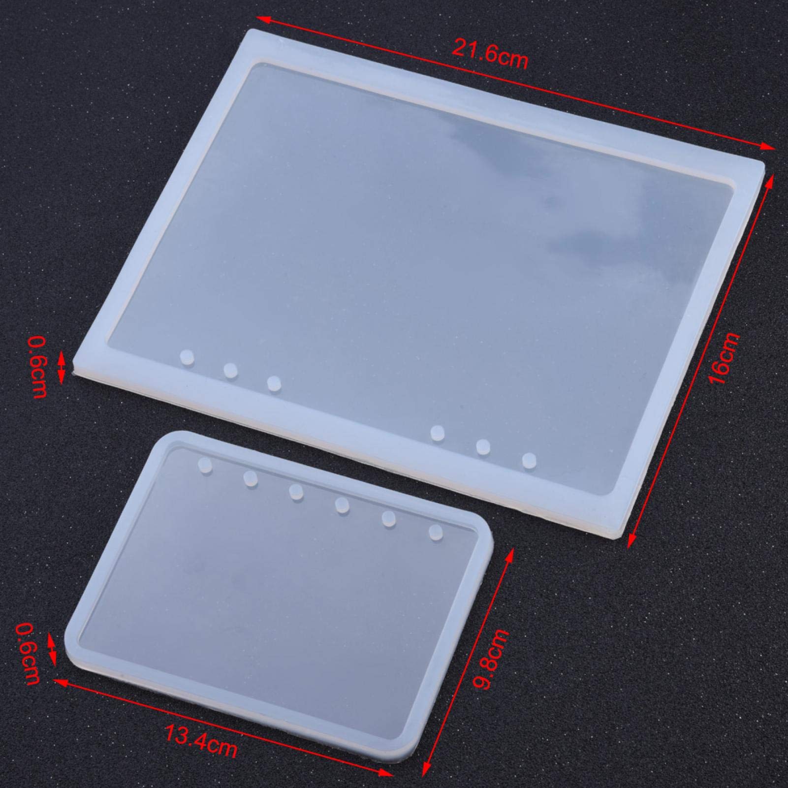 Woohome 26 Pz Stampo Silicon Copertina del Quaderno Segnalibro con
