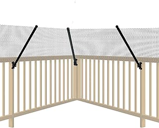 Cat Fence Conversion System—Adjustable 30" Fence Extension for Existing Outdoor Fences, Includes Galvanized Steel Extenders and Poly Mesh for Wood, Chain Link, Metal, Brick, & Vinyl Fences（50ft kit）