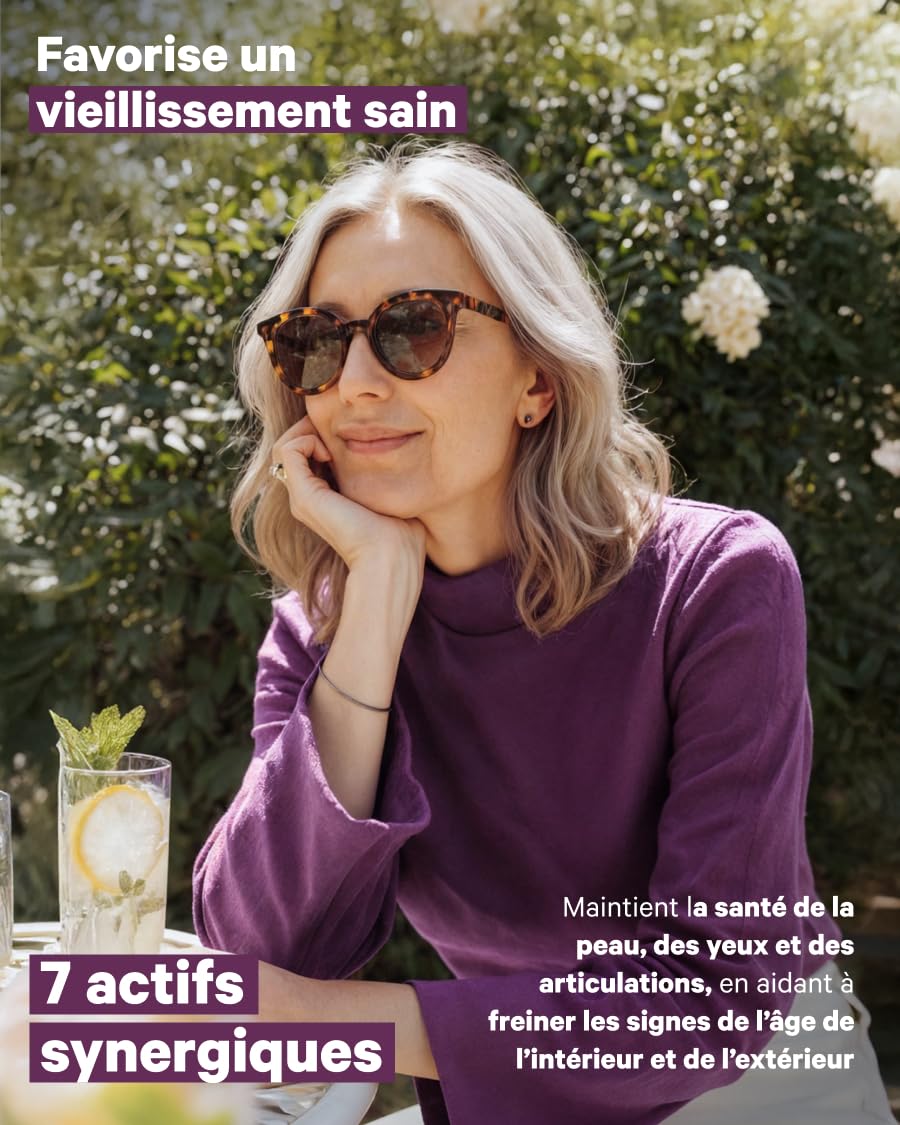 Trans-Resvératrol 98%, NAD⁺, Coenzyme Q10, Quercétine, Astaxanthine, Vitamine C & Zinc | Antioxydant Puissant, Anti-Âge & Immunité | 90 Gélules | Formule Avancée 7 Actifs Synergiques | 3 Mois