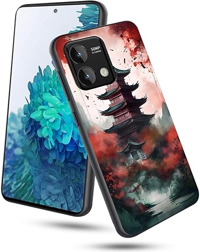 Miniatura 8 de Funda de teléfono para Motorola Moto G Play 2023 para Moto G Power 2022, funda delgada de silicona de TPU suave con diseño Art Galaxy Cat para