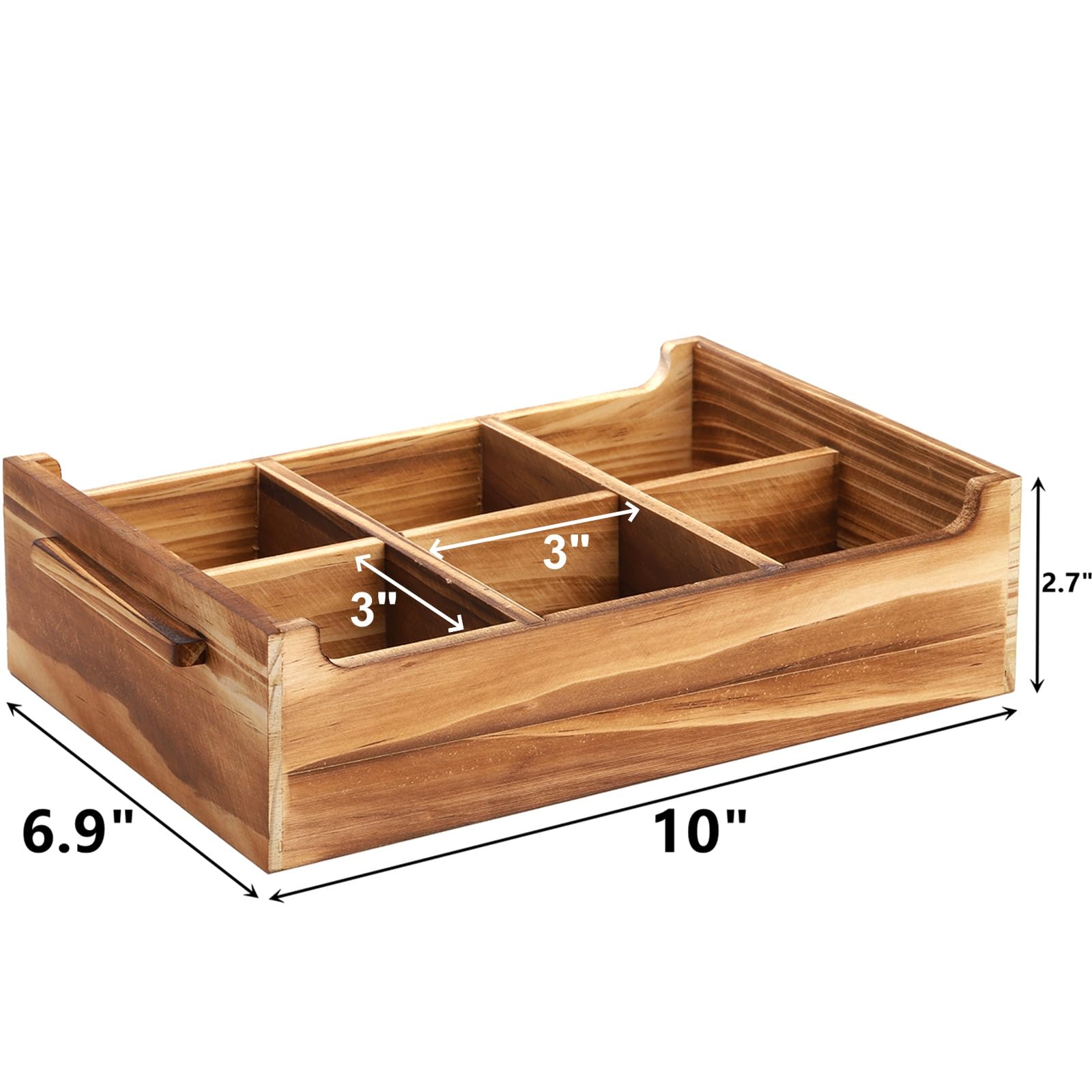 Support à Sachets De Sucre/thé - Organisateur De Comptoir, 8,2x5,2x5,1 Cm, Transparent, Antidérapant