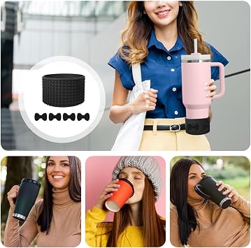 Silicone Tumbler Boot Reusable Wear-resistant Water Bottle Bottom Protector