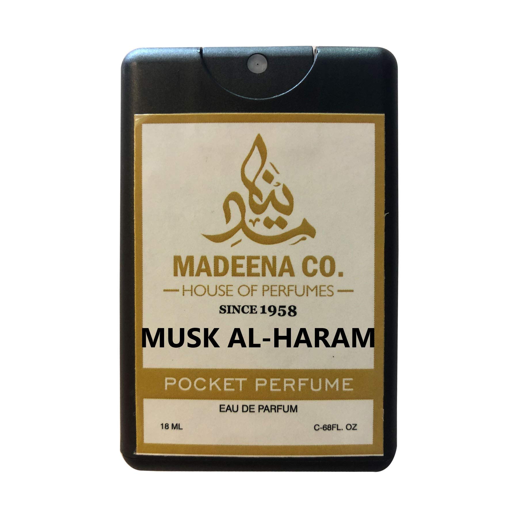 MADEENA CO. Musk Al-Haram Pocket Perfume 18ml Best perfume For Men and Women; Long Lasting perfume. Easy to Carry. Last upto 24hours.