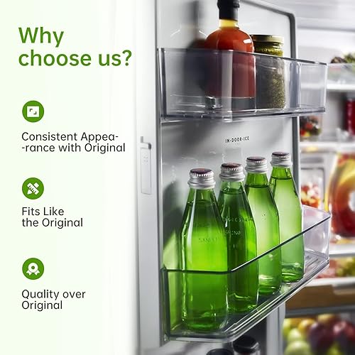 Miniatura 7 de W10887799 W10671656 - Estante de puerta compatible con KitchenAid JennAir refrigerador W10795606 AP6030669 PS11765673 EAP11765673