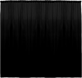Ultimate Textile -10 Panels- Polyester Backdrop Drape 72 x 96-inch - for Pipe & Drape, Wedding, Tradeshow, Decorating or W...