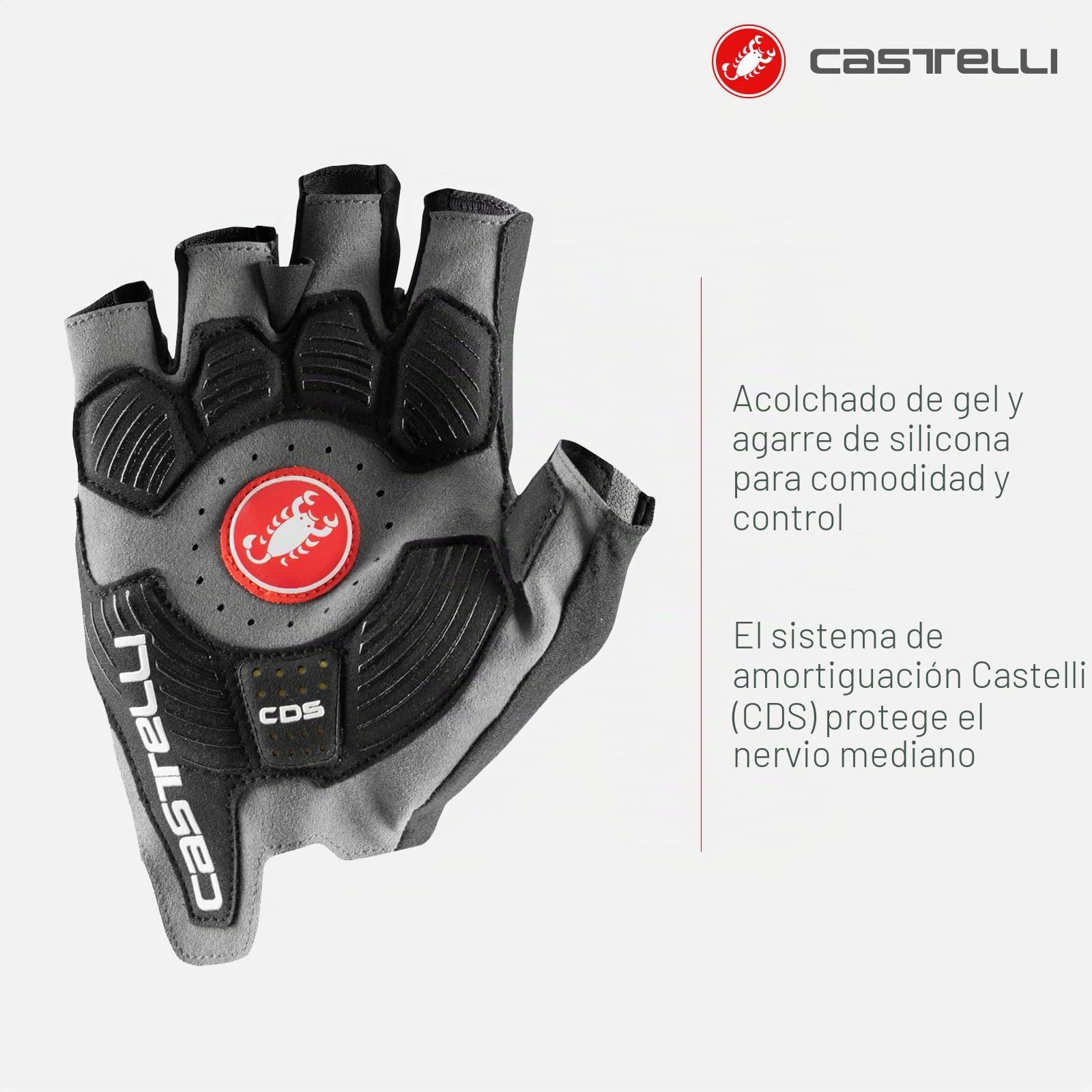 CASTELLI Entrata V Glove - Guantes de ciclismo Unisex adulto