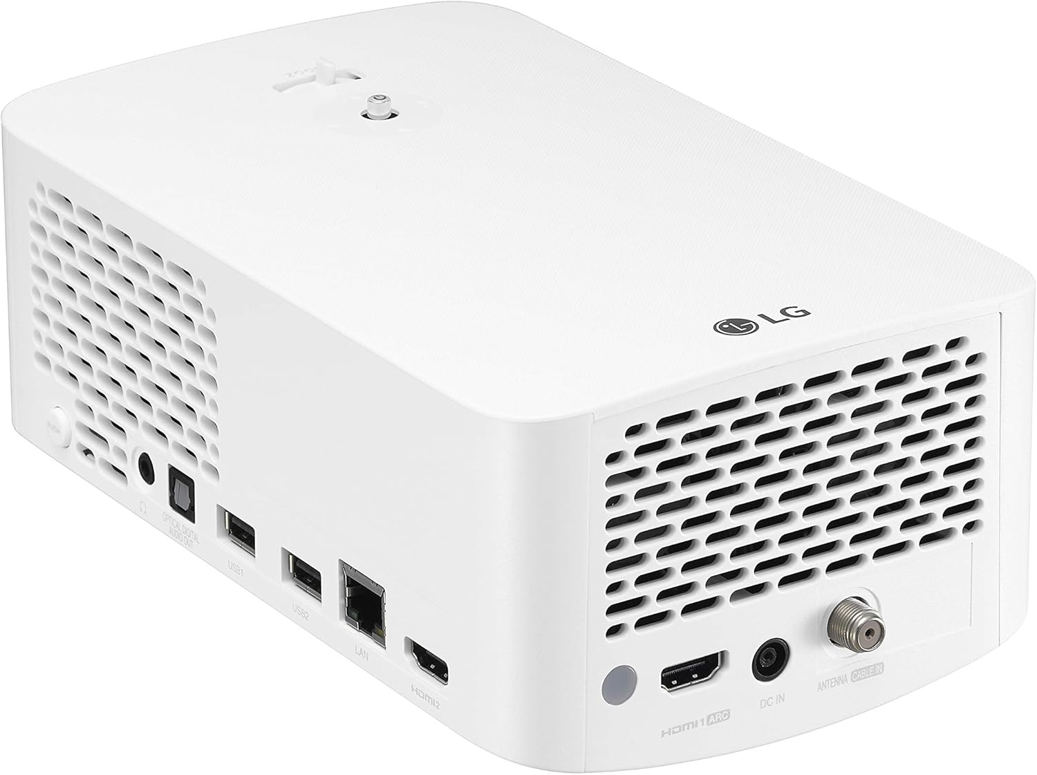 LG HF60LA LED Full HD Cinebeam Projector with Smart TV and Bluetooth Sound Out (White)