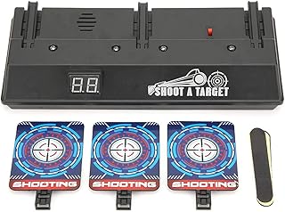 Electronic Shooting Toy, Scoring Toy Bomb Shooting Toy Durable Flashing Light Sturdy Target Practice Toy for Home Party
