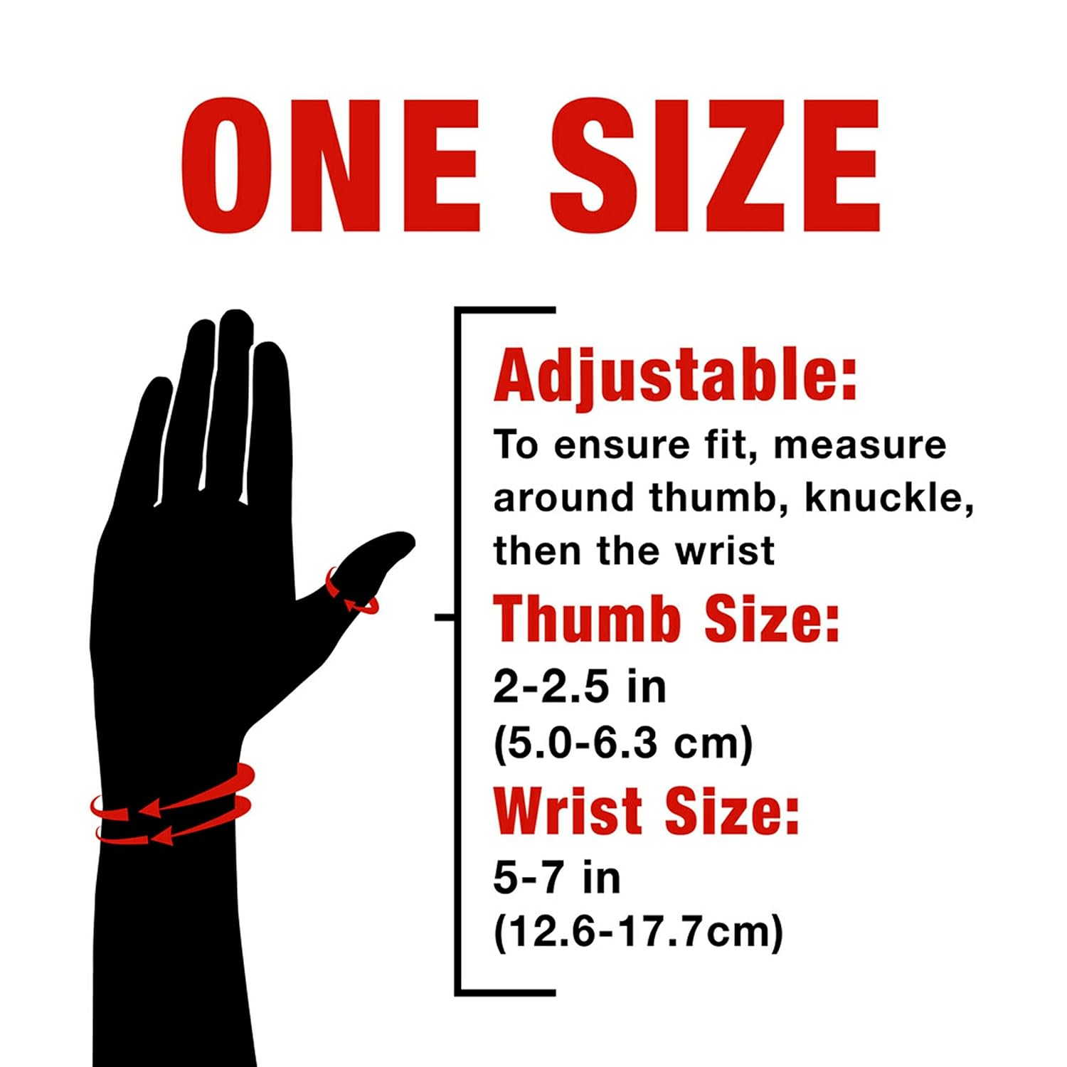 ACE Deluxe Thumb Stabilizer, Adjustable, Black, 1/Pack : Health & Household