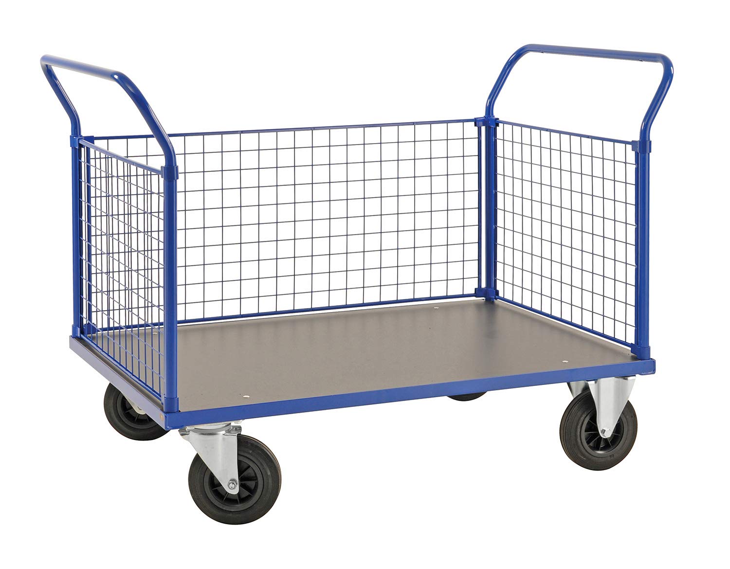 Carrello con Piattaforma con 3 pannelli laterali | Una serie con griglia parete della piattaforma carrello kommi sionier carrello portaoggetti