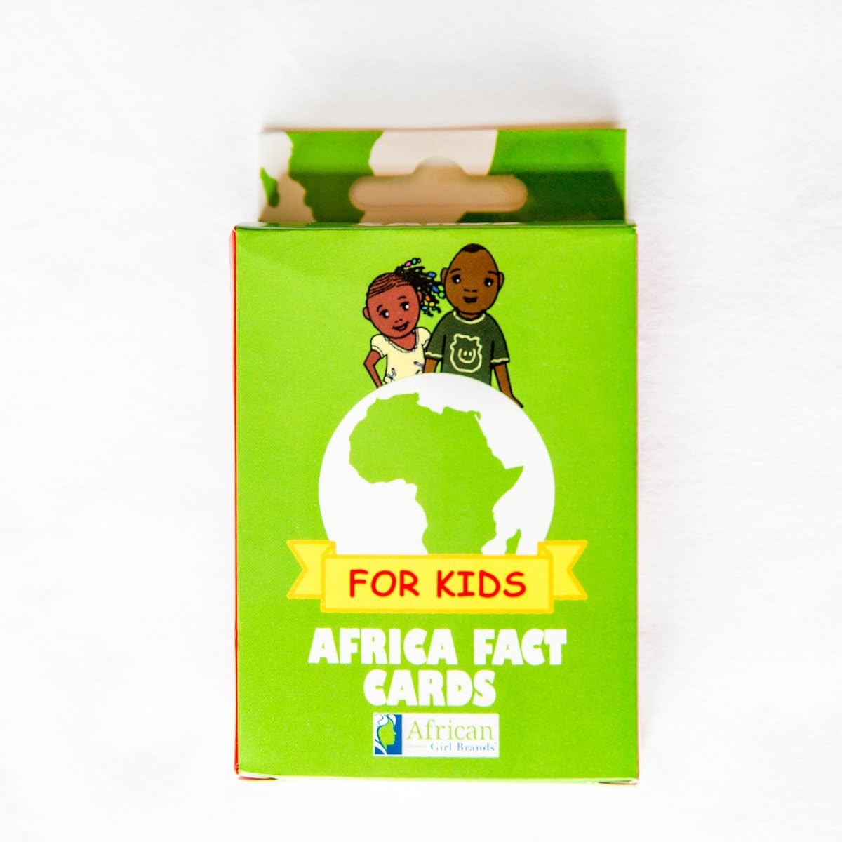Africa Educational Kids Flash Cards - 54 Facts to Learn or Teach About The Continent