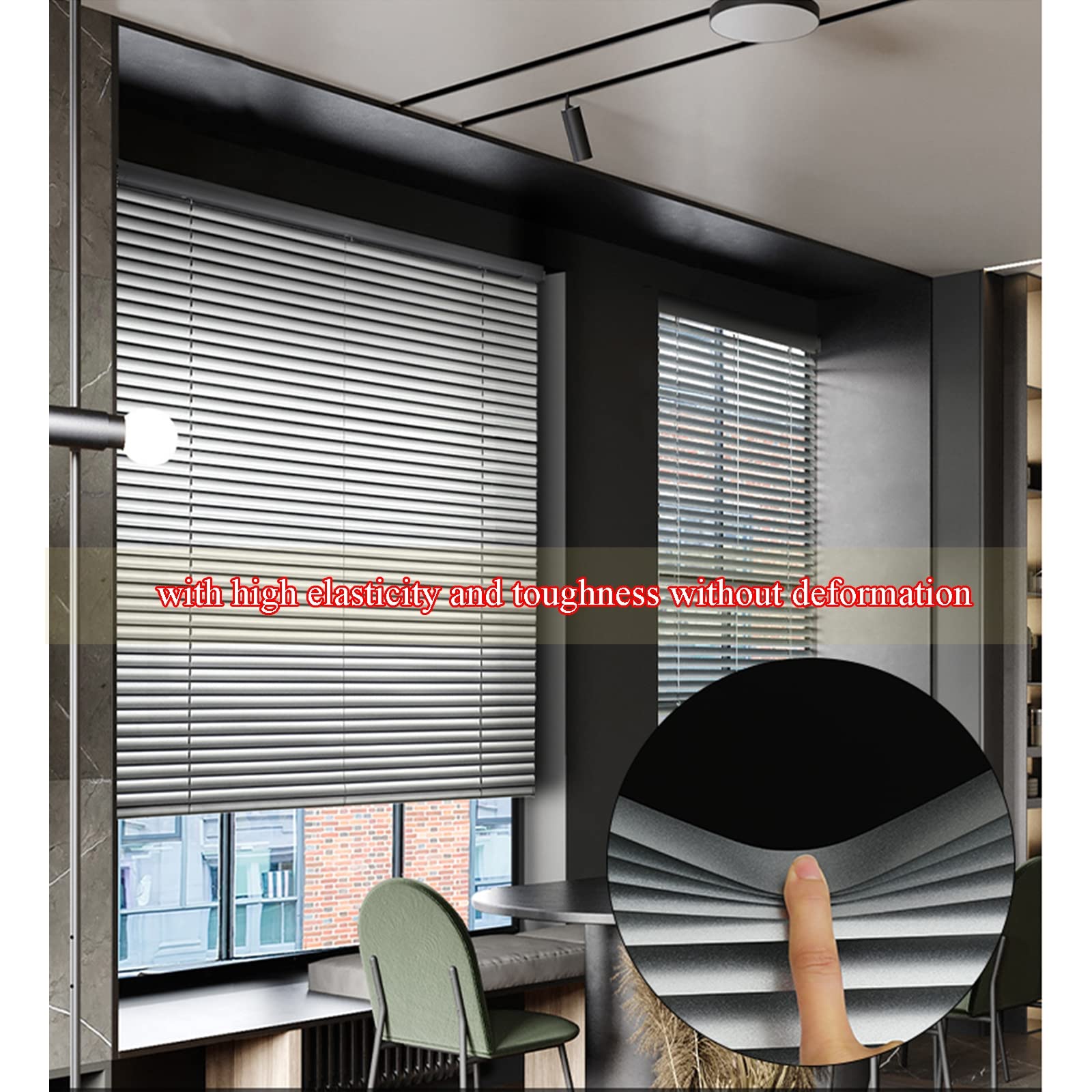 Aluminiowe mini żaluzje poziome, rolety filtrujące światło, aluminiowe żaluzje okienne, odporne na promieniowanie UV, wodoodporne metalowe rolety, do domu, biura, łazienki, drzwi francuskich, szer. 140 x wys. 220 cm