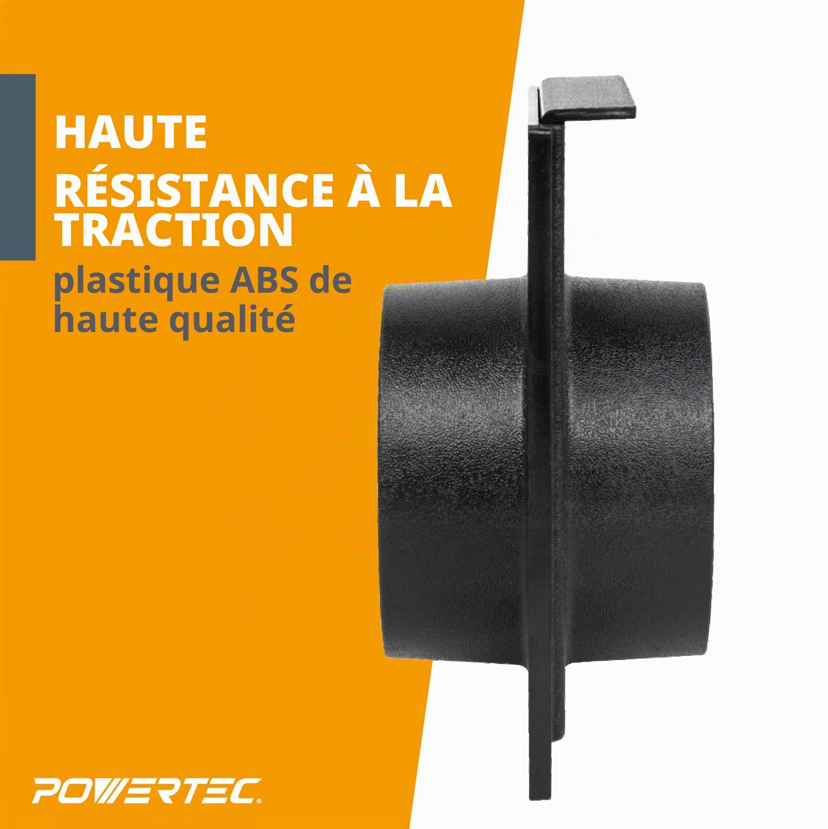POWERTEC 70108-P6 Lot de 6 barrières de dépoussiérage 10,2 cm pour collecteur de poussière