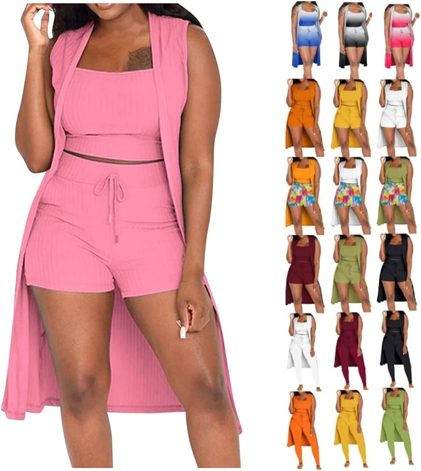 Gilet Long En Tricot Sans Manches Pour Femme - Cardigan En Laine