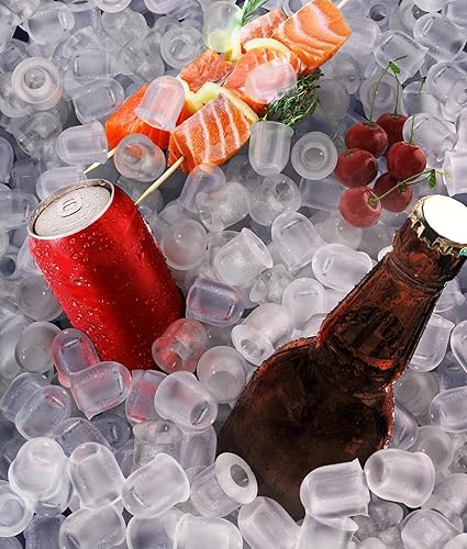 Vista 7 de ecozy - Máquina de hielo portátil de sobremesa - 9 cubos de hielo en 6 minutos, producción diaria de 12 kg, autolimpiante con bolsas de hielo