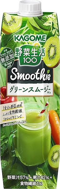 Amazon カゴメ 野菜生活100 Smoothie グリーンスムージーmix 1000g 6本 野菜生活 食品 飲料 お酒 通販