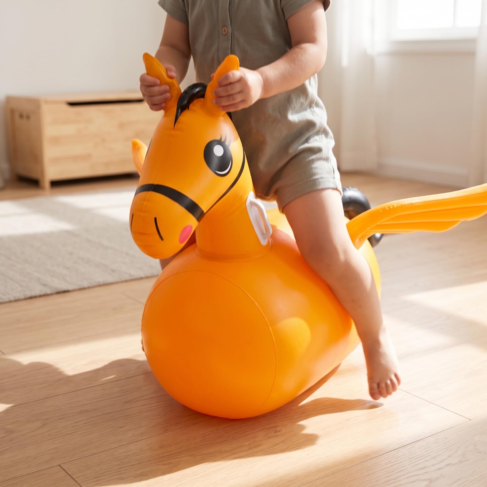 Amagogo Ballon Gonflable à Chevaucher | Pr t, Animal Sauteur Gonflable, Robuste, J, Intérieur