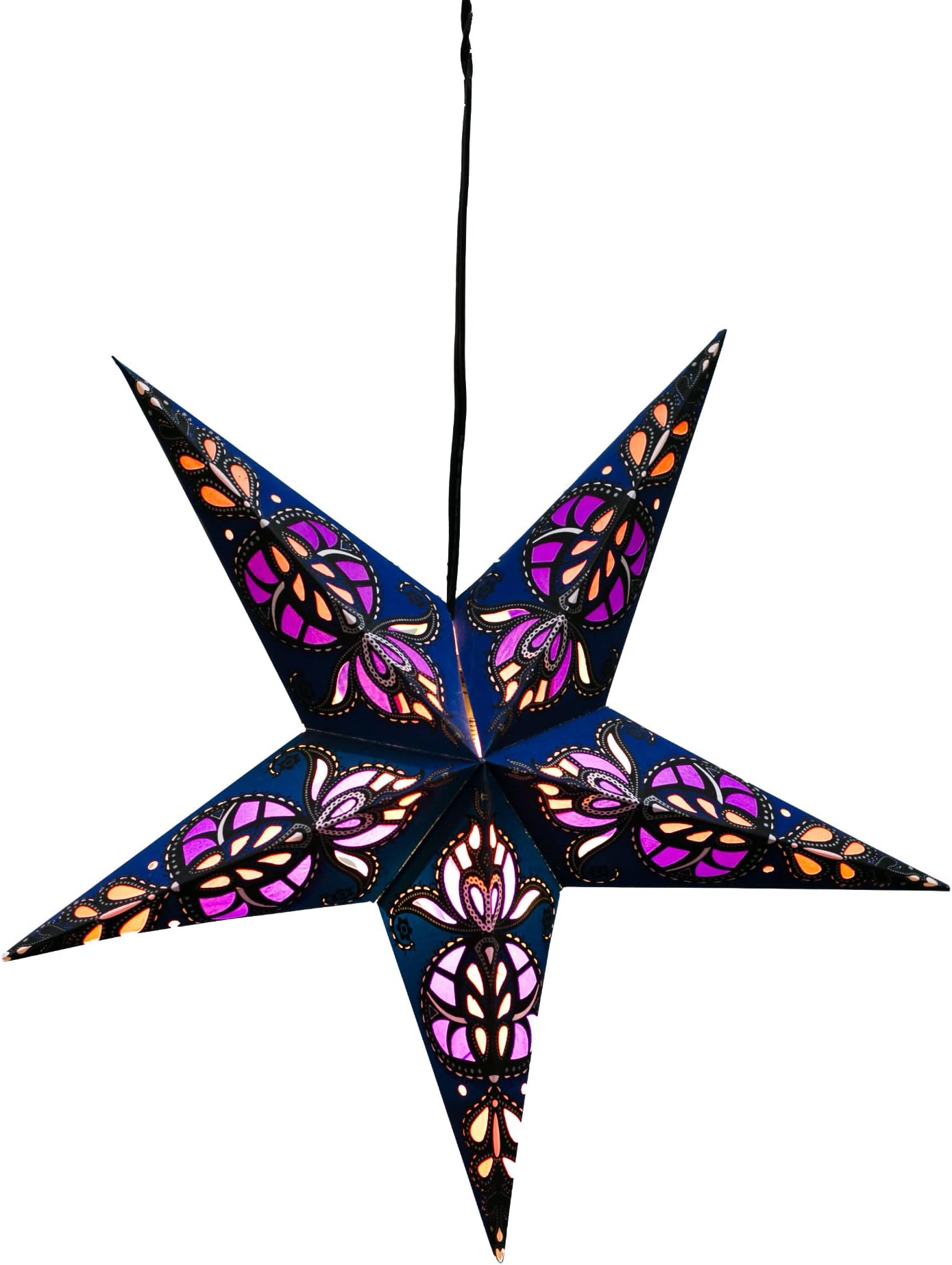 Om Gallery Paper Star Lantern, Dark Dawn