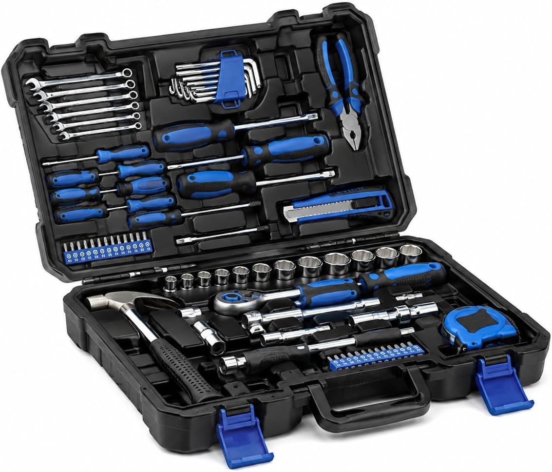 K.balt 158 -Piece Household Tool Set with Folding Case