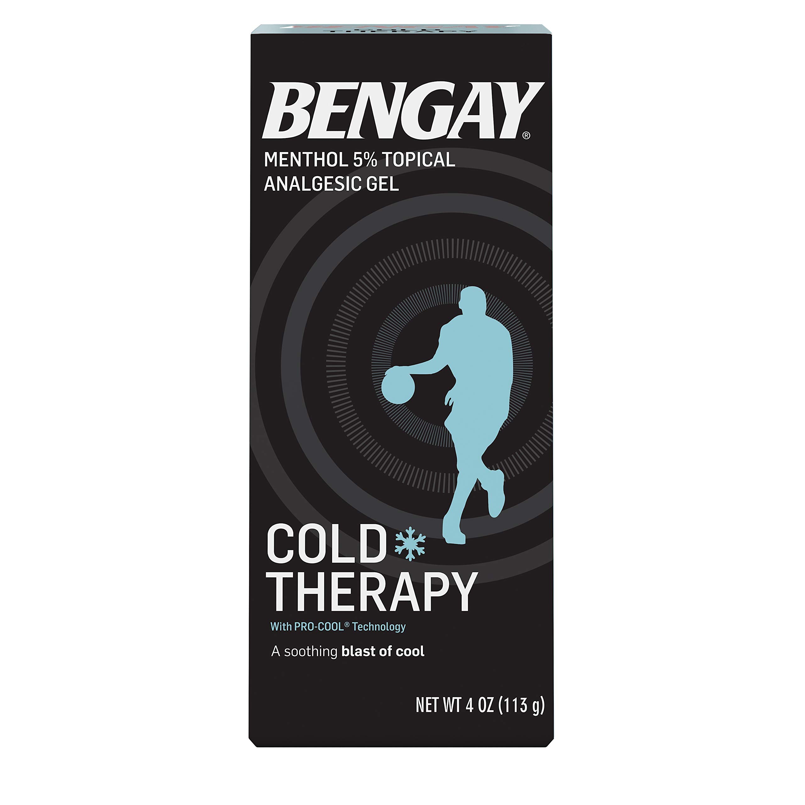 Bengay, Menthol Pain Relieving Gel Cold Therapy, 4 oz Buy Online in