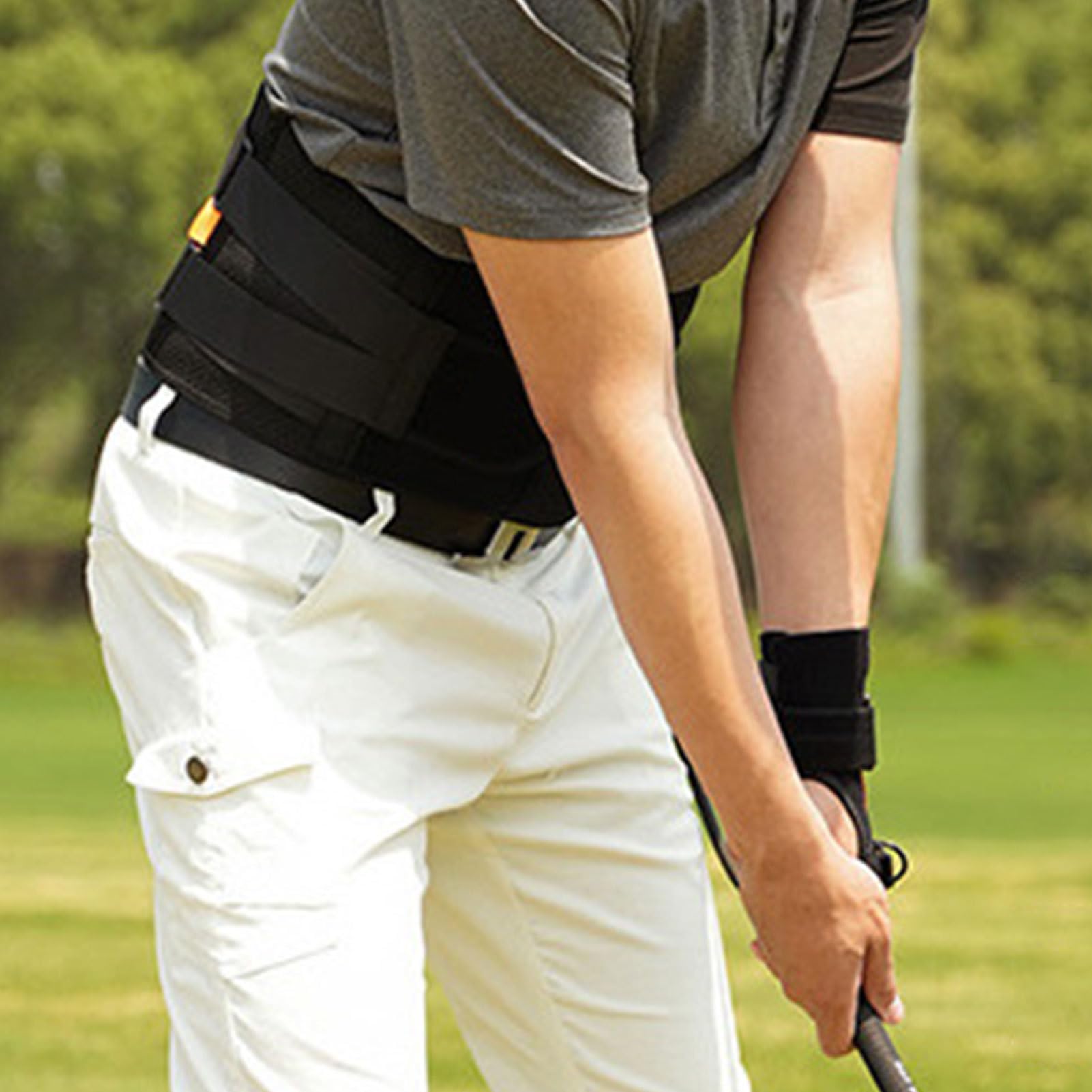 Ayuda de entrenamiento de swing de golf, agarre de entrenador para corregir la práctica de swing de golf | Ayuda de entrenamiento para corrección de postura guía de práctica para golfistas