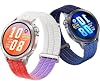 Correa de nailon con puntos VeveXiao compatible con Huawei Watch GT Runner 2, correa de nailon suave y ligera inspirada en nubes, transpirable para mujer y hombre 3