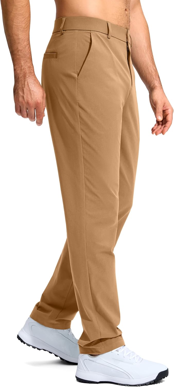 G Gradual Mens Golf Pants Stretch Dress Casual Pants 30"/32"/34" Lightweight Work Travel Slacks for Men with 4 Pockets - Image 2
